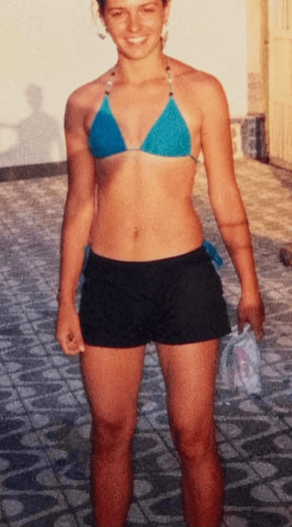 Renatinha adolescente, antes da musculação